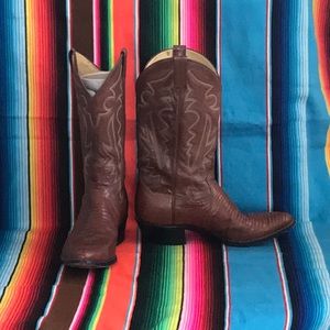 Men’s Panhandle Slim leather cowboy boots